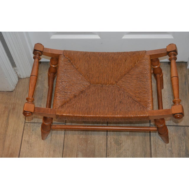 1960s Vintage Tell City Maple Footstool Chairish