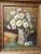 Impasto Impressionist painting in the style of Vincent Van Gogh. Gorgeous still life composition of Daisies. Housed in a...