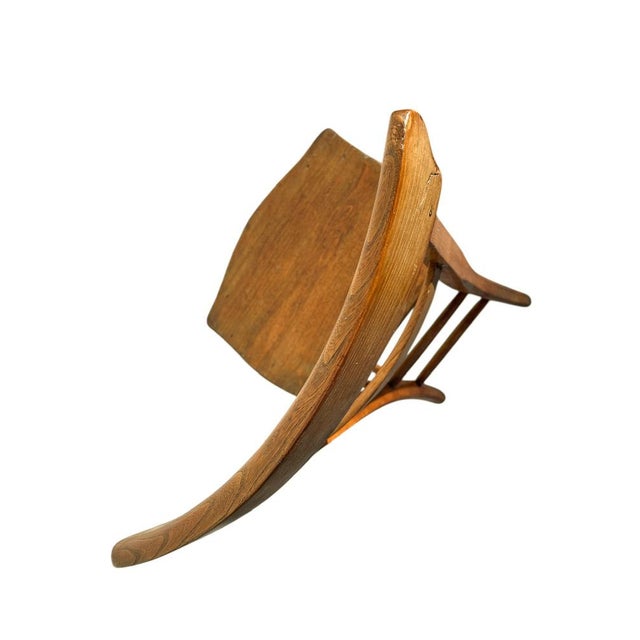 Early 20th Century Elm Wood Dining Chairs, 1890s, Set of 2 For Sale - Image 9 of 14
