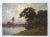 Late 19th Century Barbizon School Landscape With Fisherman Painting For Sale In Seattle - Image 6 of 8