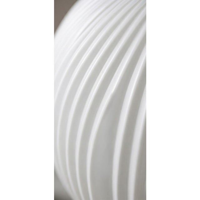 Modern Vintage Opal Glass Pendant Lamp by Louis Kalff for Philips, 1960s For Sale - Image 3 of 6