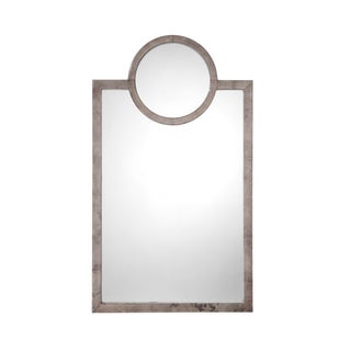 Keystone Mirror, Dove Ash Grey Vellum For Sale