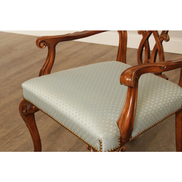 Karges Style Carved Back Dining Chairs Set of 10 Chairish