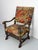 English Victorian Walnut Armchair with Lion Paws Feet, Late 19th Century For Sale - Image 4 of 15