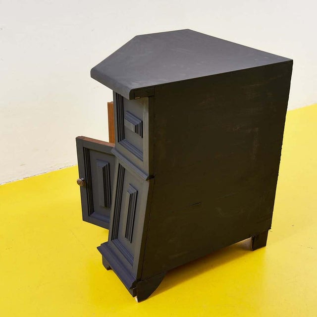 Wooden Corner Cabinet, 1980s For Sale - Image 4 of 6