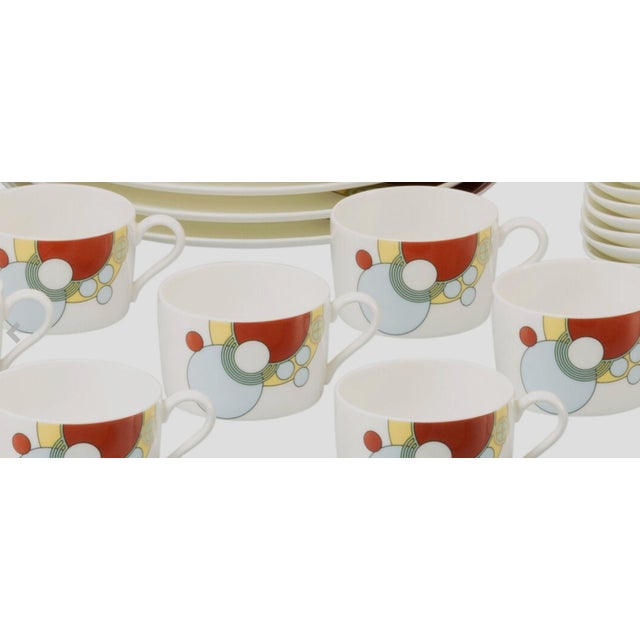 Frank Lloyd Wright Imperial Hotel Dinnerware, Tokyo — Designed c. 1922 Porcelain | Set of 64 | Noritake for the Frank...