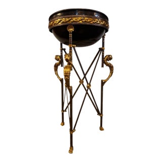 Neoclassical Egyptian Revival Jardiniere, Maitland Smith For Sale