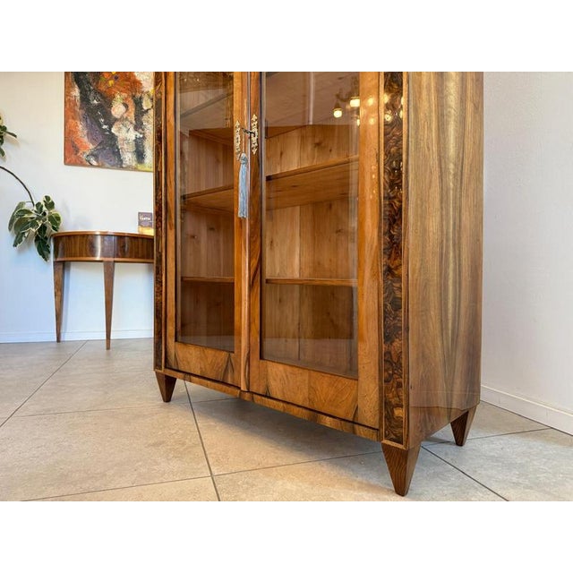 Antique Biedermeier Display Cabinet For Sale - Image 5 of 17