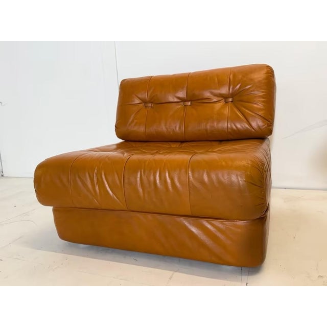 Daybed and Lounge Chairs in Leather from Wittmann, Set of 3 For Sale - Image 17 of 18