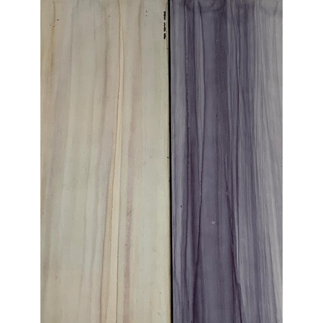 Iridescent Polychrome Abstract Panels in Metal, 1980s, Set of 8 For Sale - Image 4 of 17