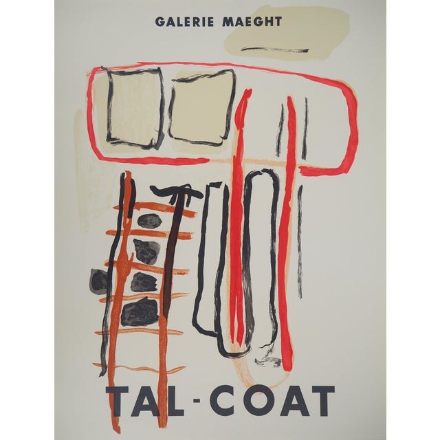 Pierre Tal-Coat, Composition abstraite, Lithograph For Sale
