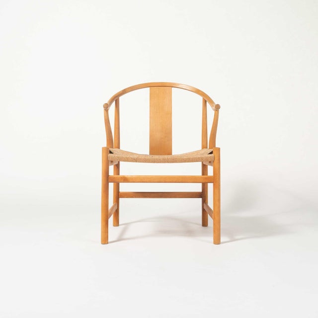 Mid-Century Modern Wegner PP66 "Chinese Chairs" for PP Mobler in Oak and Papercord - A Pair For Sale - Image 3 of 9