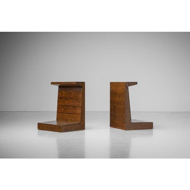 Wood Vintage Jan De Jong Praying Benches, 1966, Set of 3 For Sale - Image 7 of 18
