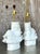 Metal Vintage Boho Original Ursula Schwartz Studio Pottery Lamps - -a Pair For Sale - Image 7 of 12