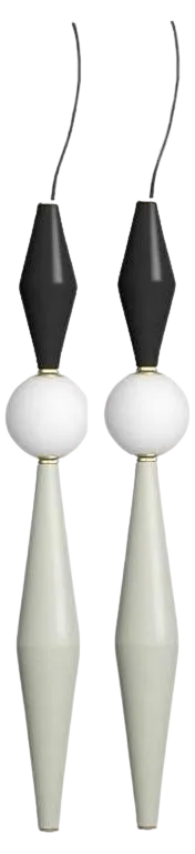 Gamma F Lamps by Mason Editions, Set of 2