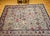Cream Vintage Tabriz Rug, Hand-Knotted Wool, Allover Geometric Pattern, Ivory & Blue, 8x10 For Sale - Image 8 of 18