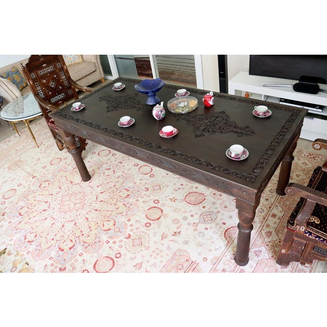 Wood Vintage Wooden Dining Table, 1970s For Sale - Image 7 of 18