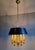 Chandelier in Brass and Lacquered Metal, 1970s For Sale - Image 3 of 9