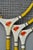 Mid 20th Century Dumont Badminton Racquets - Set of 3 For Sale - Image 6 of 12