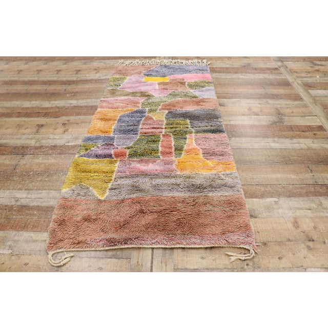 Textile Soft Earthy Berber Moroccan Rug - 03'03 X 06'11 For Sale - Image 7 of 9