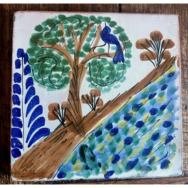 Mexican Vintage Gorky Gonzalez Mexican Tile- Set of 6 For Sale - Image 3 of 10