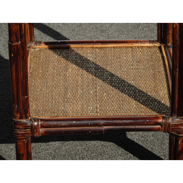 Vintage Rustic French Country Style Side Table by Palecek For Sale - Image 14 of 14