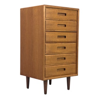 Danish Teak Chest of Drawers from Fanø, 1970s For Sale