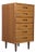 Danish Teak Chest of Drawers from Fanø, 1970s For Sale