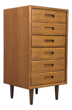 Danish Teak Chest of Drawers from Fanø, 1970s