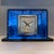 Blue Large Vintage Art Deco Table Clock, 1920s For Sale - Image 8 of 8