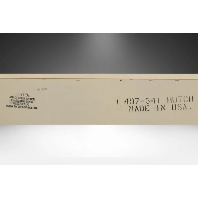 Ornamental & Decorative Materials Hollywood Regency Vintage Henry Link Faux Bamboo Desk Hutch For Sale - Image 7 of 13