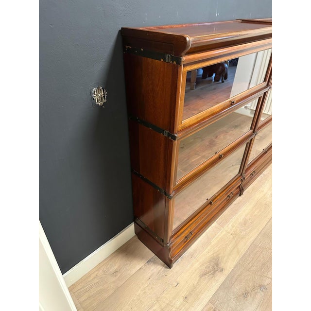 Antique Modular Bookcase from Globe Wernicke, 1890s, Set of 6 For Sale - Image 4 of 9