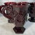 Vintage Avon 1876 Cape Cod Ruby Red Pedestal Mugs – Set of 4 For Sale - Image 4 of 7