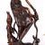 Sculpture of a Girl, Late 20th Century, Teak For Sale - Image 4 of 8