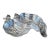 Arthur Court Double Pepper-Form Aluminum Divided Serving Dish, New in Box For Sale