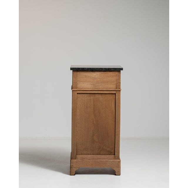 19th Century France Belgian Brown Oak Side Table For Sale - Image 13 of 15