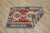 1980s 1980s Traditional Blue Red Geometric Kilim For Sale - Image 5 of 12