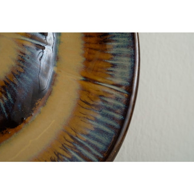 Danish Studio Ceramic Plate, 1960s For Sale - Image 6 of 10