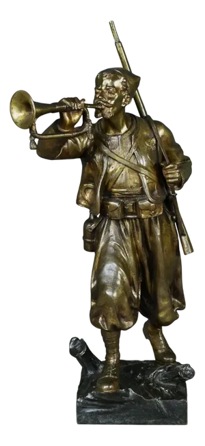 Figurine in Bronze by E. Carlier, 1890s