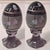 Pair of Vintage Fenton Hand‑Painted Pedestal Eggs – Signed & Numbered Limited Editions For Sale - Image 9 of 12