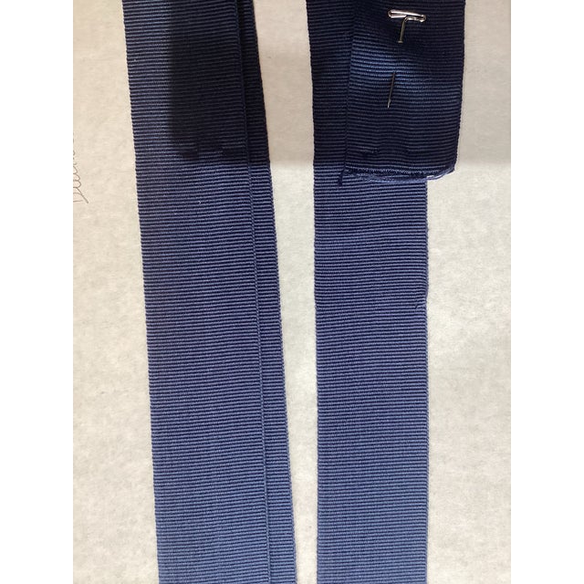 Boho Chic Kravet Duralee Navy Blue Trim- 2 1/2 Yards For Sale - Image 3 of 4