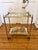 Metal Hollywood Regency Bar Cart in Brass, 1950s For Sale - Image 7 of 8