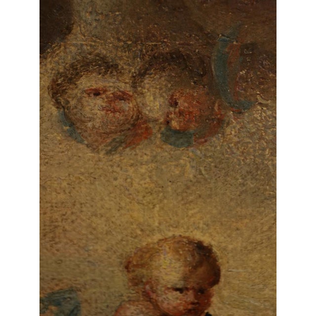 Figurative Composition, 18th Century, Oil Painting on Canvas, Framed, Set of 2 For Sale - Image 13 of 18