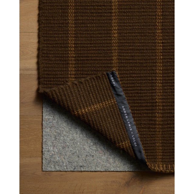 2020s Amber Lewis x Loloi Harlan Espresso / Toffee 7'-9" x 9'-9" Area Rug For Sale - Image 5 of 5