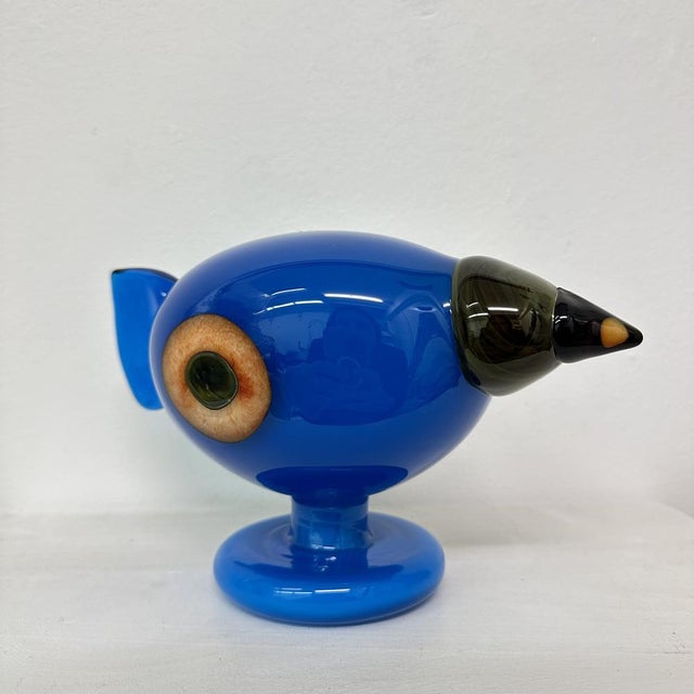 Glass Oiva Toikka Turkinpyy Turkey Fowl Annual Bird from Iittala, Finland, 2005 For Sale - Image 7 of 18