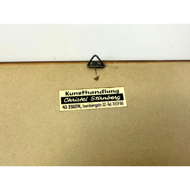 17th Century Christophe Tassin, Brabant in Netherlands, Colored Copperplate Engraving, 1633, Framed For Sale - Image 5 of 8