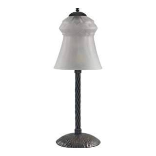 French Art Deco Table Lamp by H. Fournet & Charles Schneider 1920s France For Sale