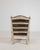 Wood 19th Century France Antique White Wood Armchair For Sale - Image 7 of 11