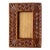 Antique Guatemalan Hand Carved Wood Picture Frame For Sale