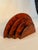 Vintage Art Deco Burl Wood Arched Letter Holder Desk Accessory For Sale In Houston - Image 6 of 12